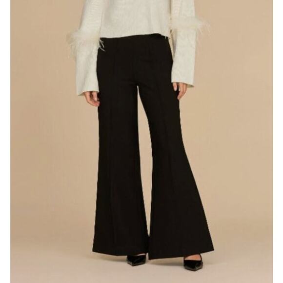 The Noli Shop Ponte Pants Black NWT Size Large - Picture 1 of 5